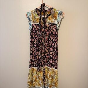 Anthro maxi dress